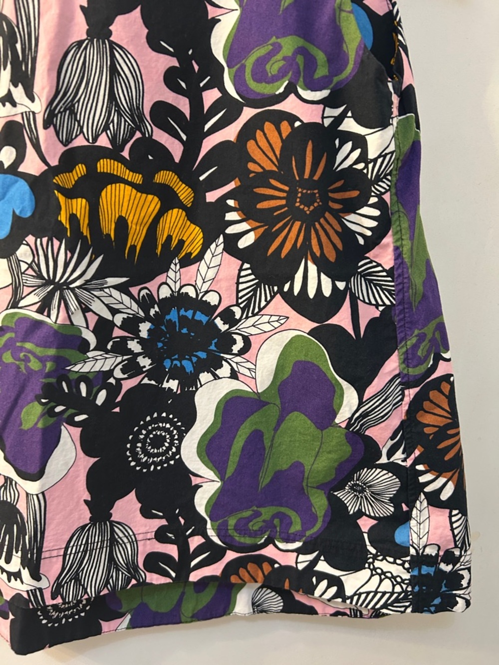 Marimekko x Uniqlo Multicolor Floral Cotton Sleeveless Tank Top Blouse Womens XS - Picture 6 of 9